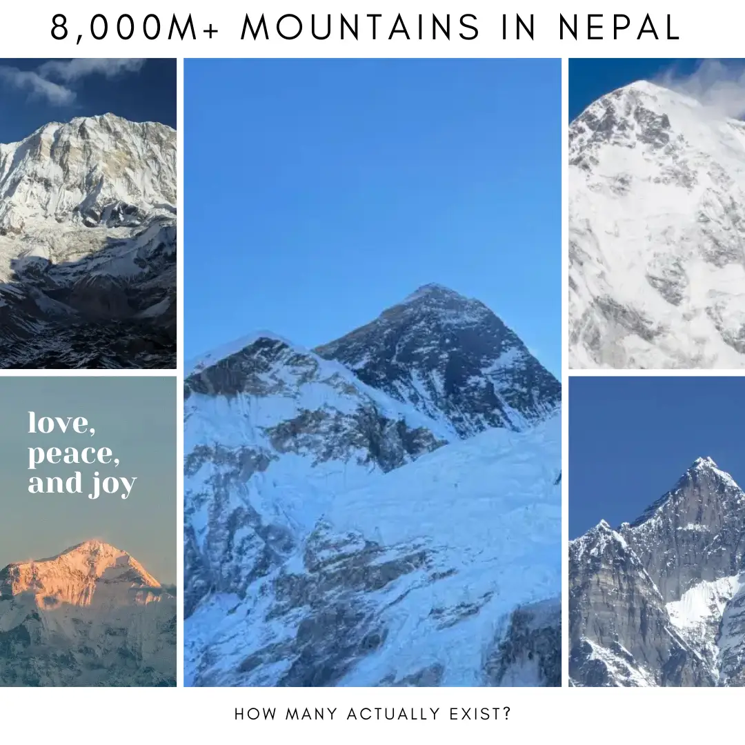 8,000m+ Mountains in Nepal | How Many Actually Exist?