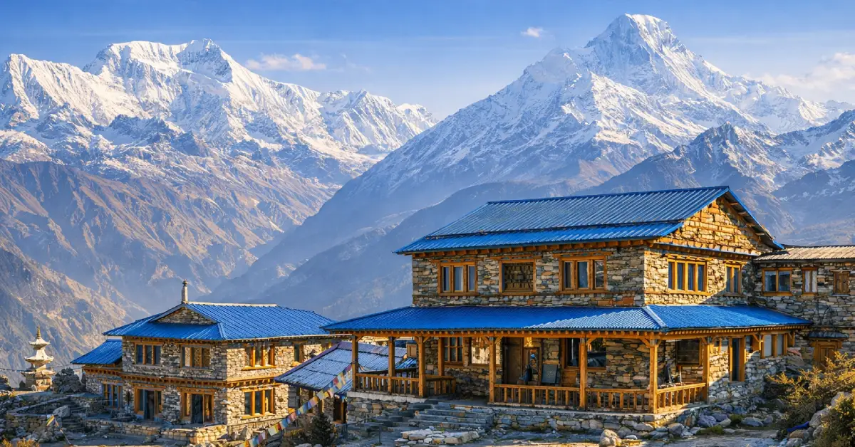 mountain lodges of manang