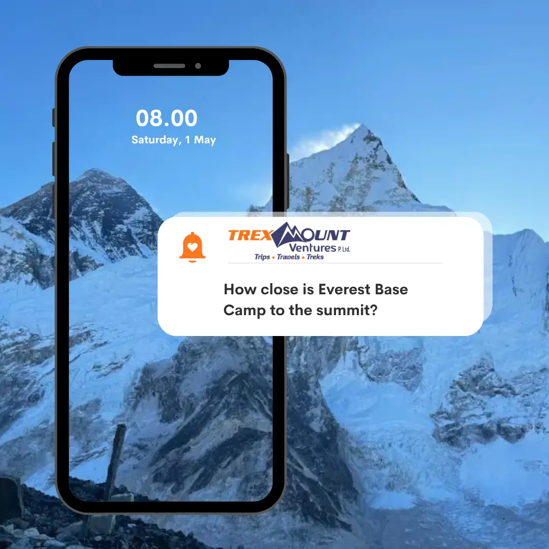 How close is Everest Base Camp to the summit