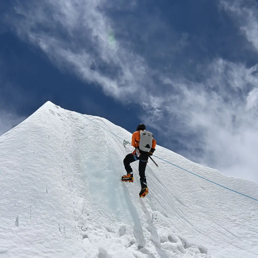 Climbing Mount Everest