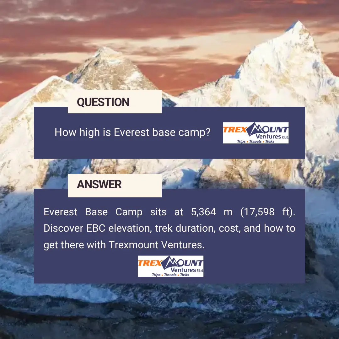 How high is Everest base camp