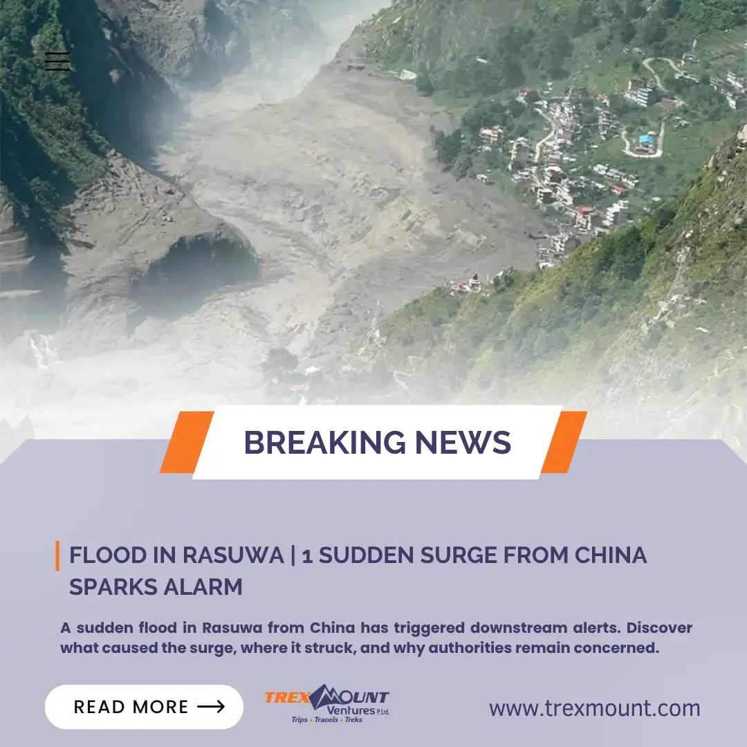 Flood in Rasuwa